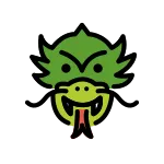 Dragon Face SVG Icon